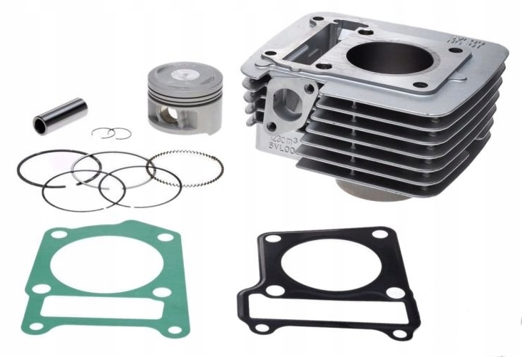 YBR0020 - ПОРШНЕВІ КІЛЬЦЯ ЦИЛІНДРА YAMAHA YBR XT TTR 125