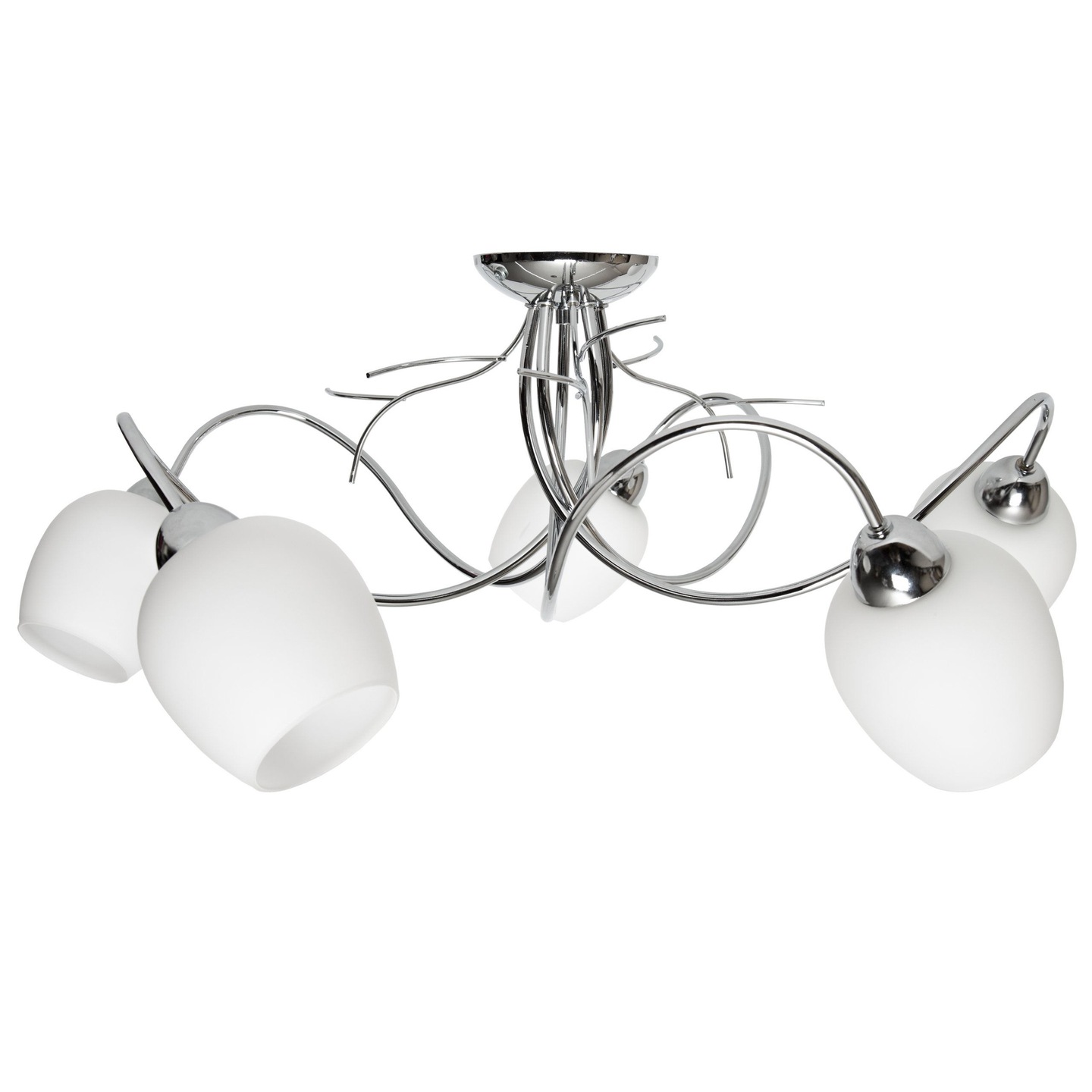 

Sufitowa Lampa Wisząca Żyrandol Plafon Szklana Led