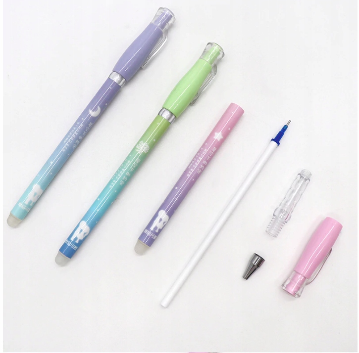 DŁUGOPISY ZMAZYWALNE DUŻY ZESTAW HIT 24 H PL Marka inna