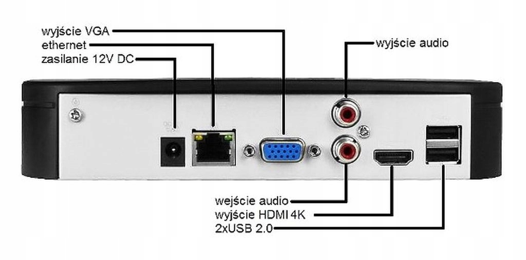 REJESTRATOR IP BCS-NVR08015ME-II, 8 CH H265 Marka BCS