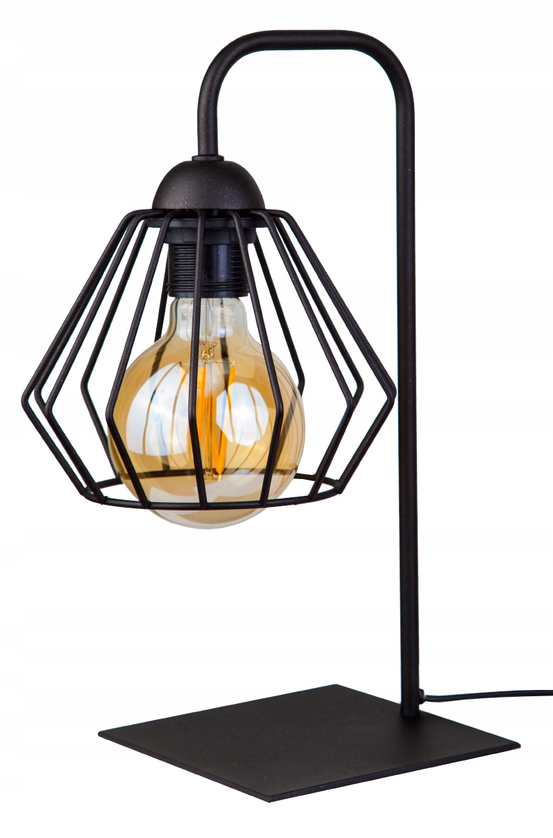 LAMPKA NOCNA BIURKOWA STOŁOWA DIAMENT LOFT RETRO