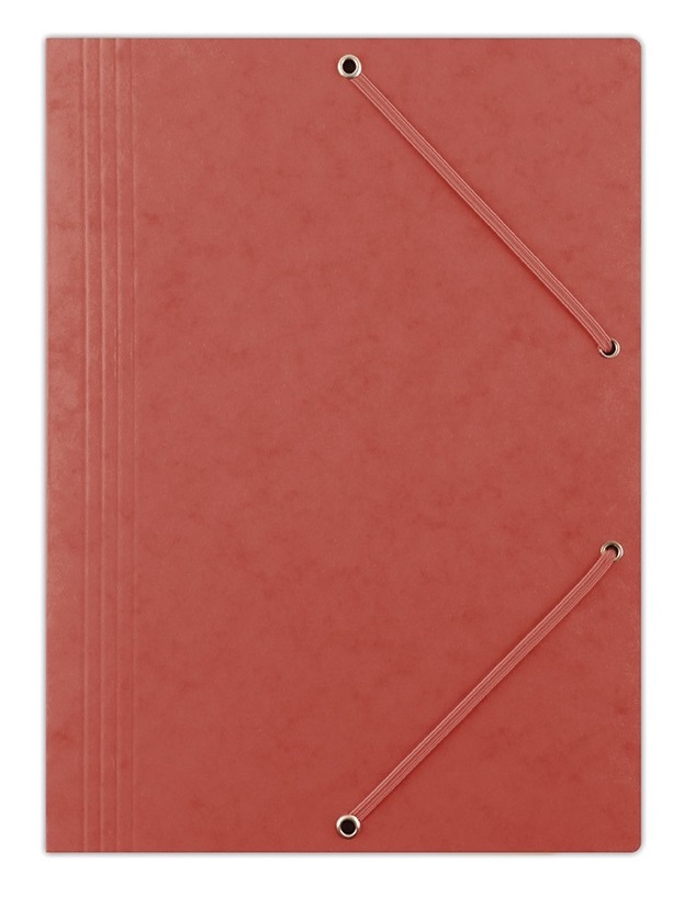 

Teczka Z Narożną Gumką A4 preszp sztywna Czerwona