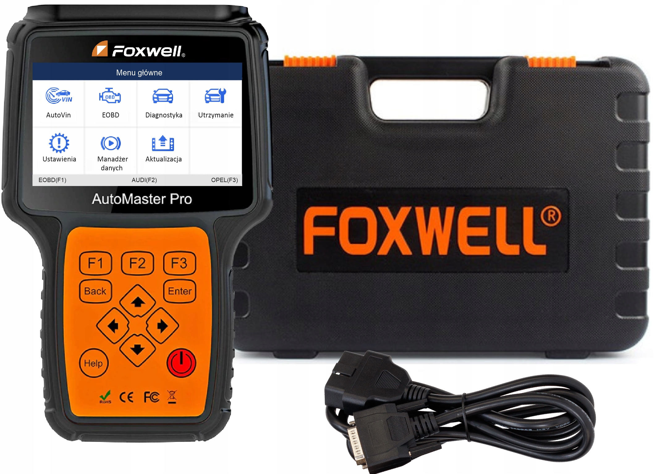 Diagnostický nástroj Foxwell NT680 Pro Bezplatná Aktualizácia Poľština