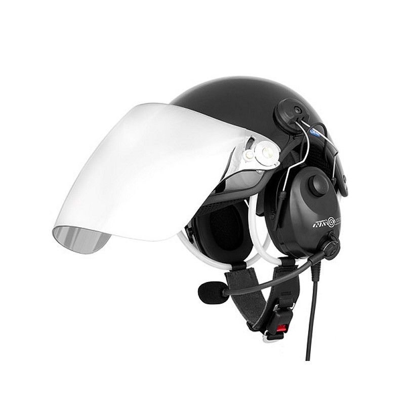 KASK Z ZESTAWEM KOMUNIKACYJNYM CZARNY PPG NAVCOMM KASK Z ZESTAWEM KOMUNIKACYJNYM CZARNY PPG NAVCOMM