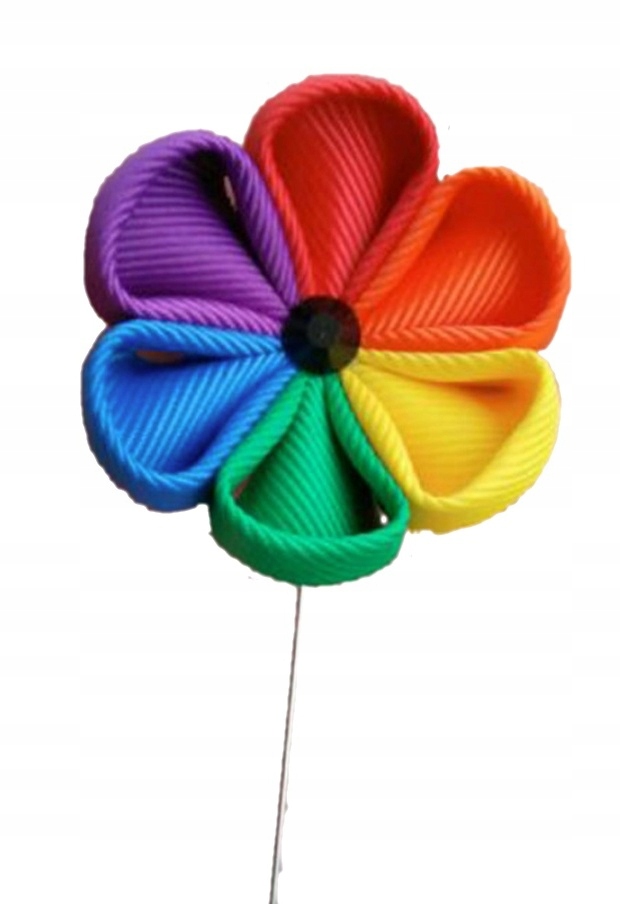 

Kwiatek tęczowy Pride Lgbt pin butonierka, broszka