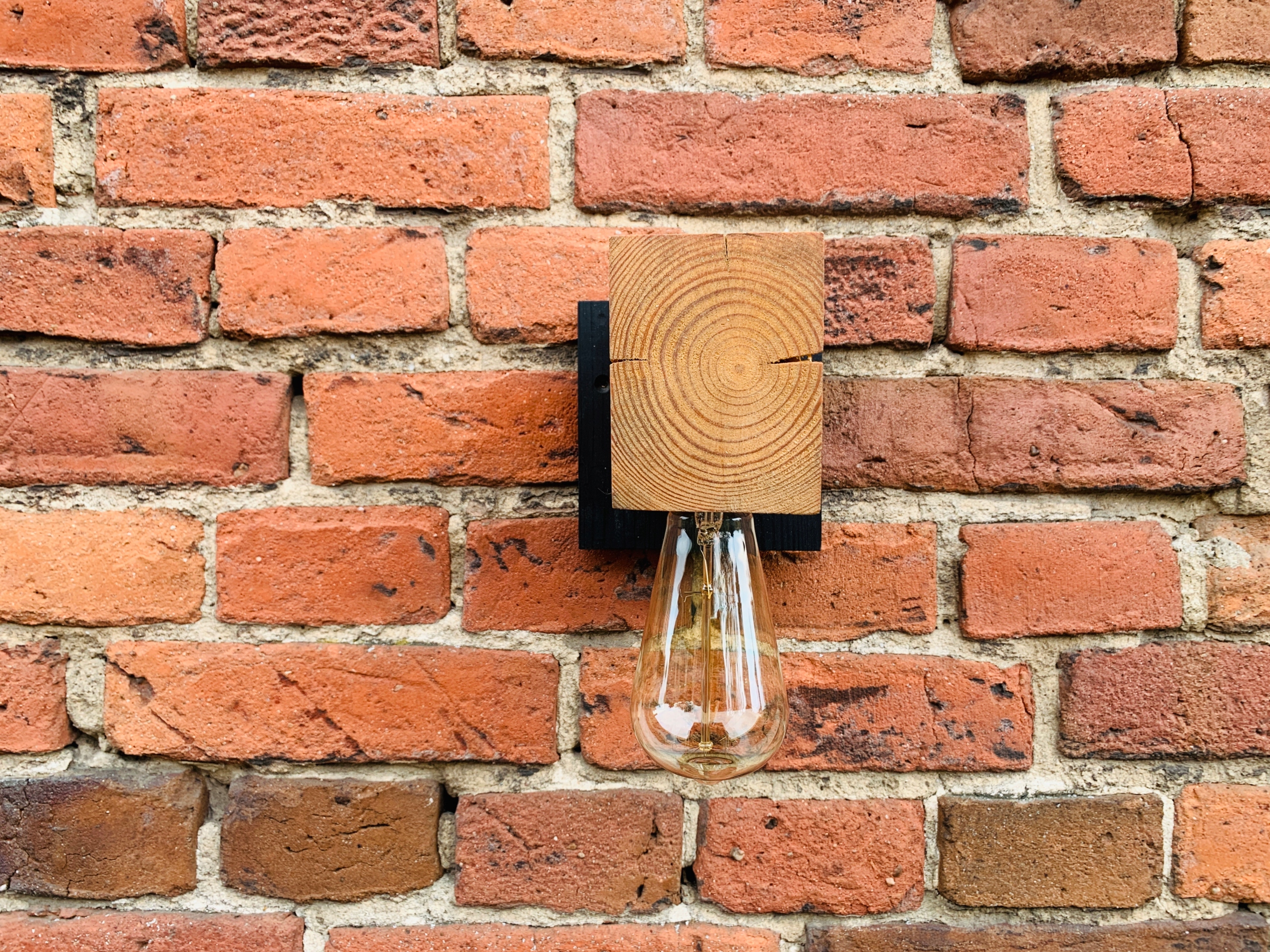 Kinkiet drewniany lampa loft scienna industrialna Rodzaj gwintu E27