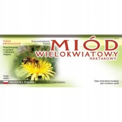 

Etykieta Wielokwiatowa 100 szt etykiety na miód