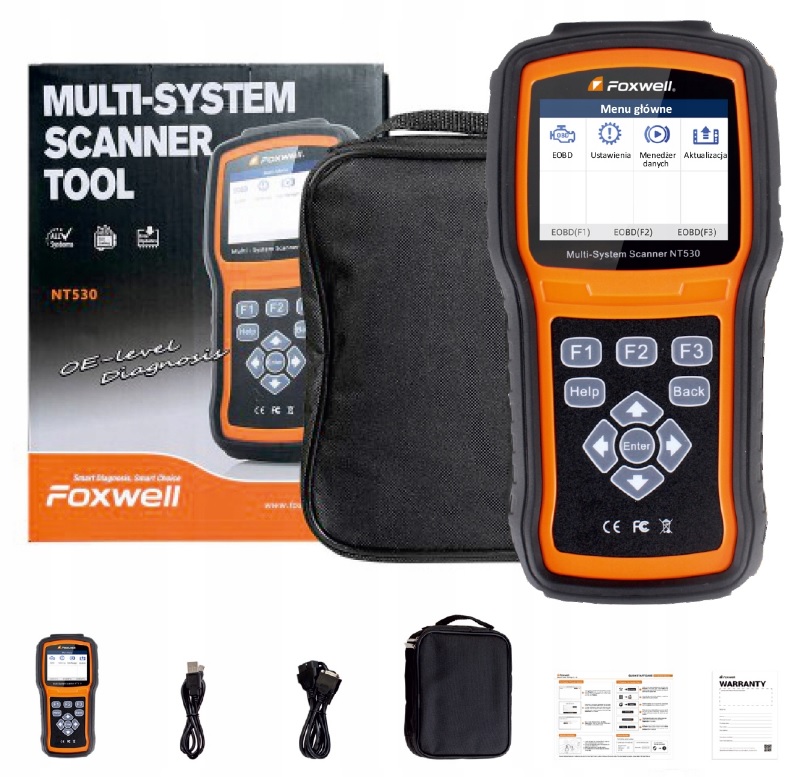 

Foxwell NT530 Pro Tester Diagnostyczny Kia Hyundai