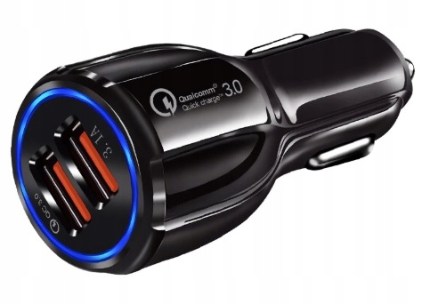 

Szybka Ładowarka Samochodowa 2X Usb 3.0 Qc 3.1 A