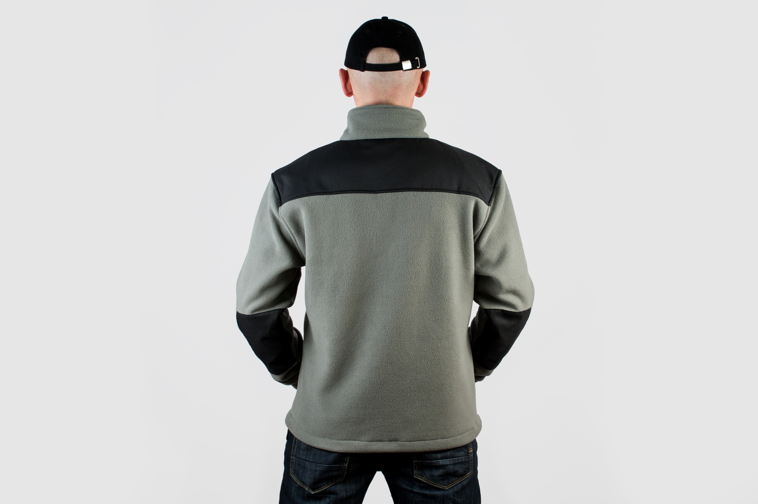 POLAR GRUBY BLUZA POLAROWA ROBOCZA CYNKOWA M Rękaw długi rękaw