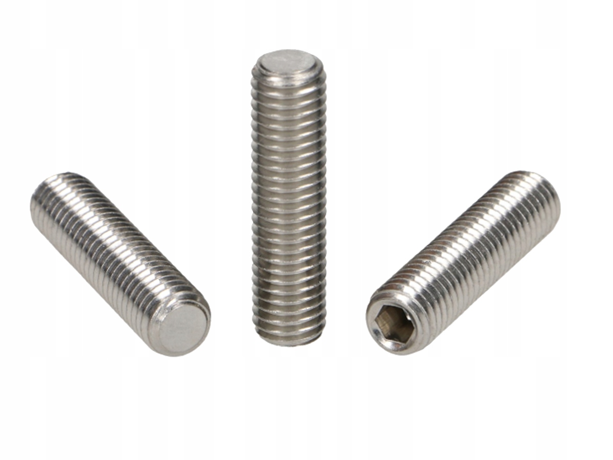 

M3x12 Wkręt Dociskowy Brok Din 913 Inox A2 10SZT.