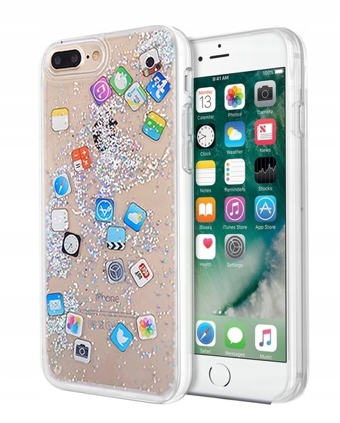 

Etui Brokat Do Iphone 7/8 Plus Apple Icon Liquid