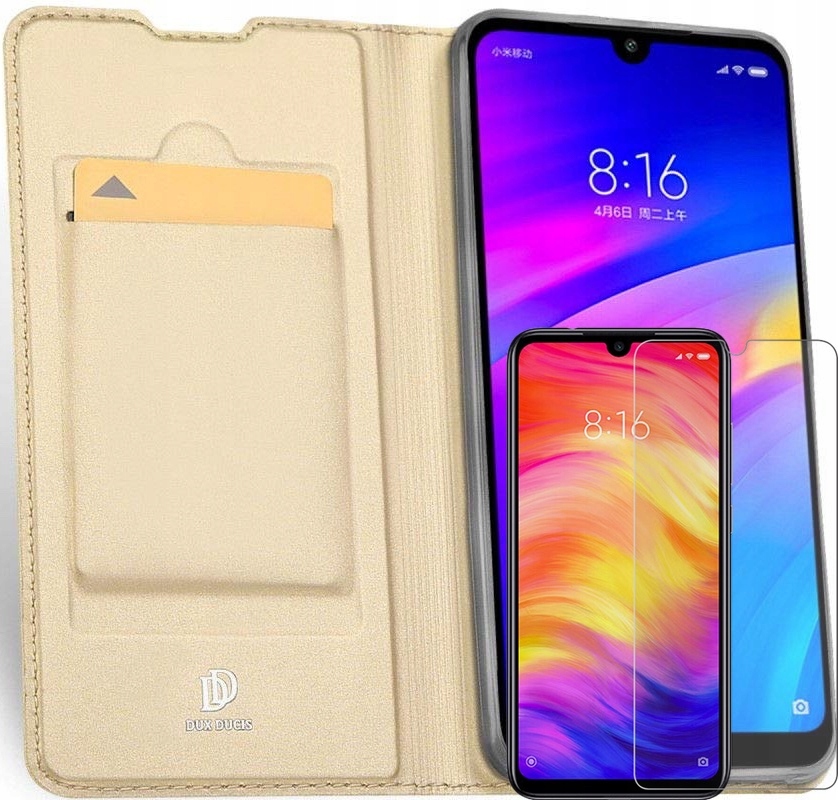 

Zamykane Etui Do Redmi 7 Dux Ducis Case + Szkło 9H