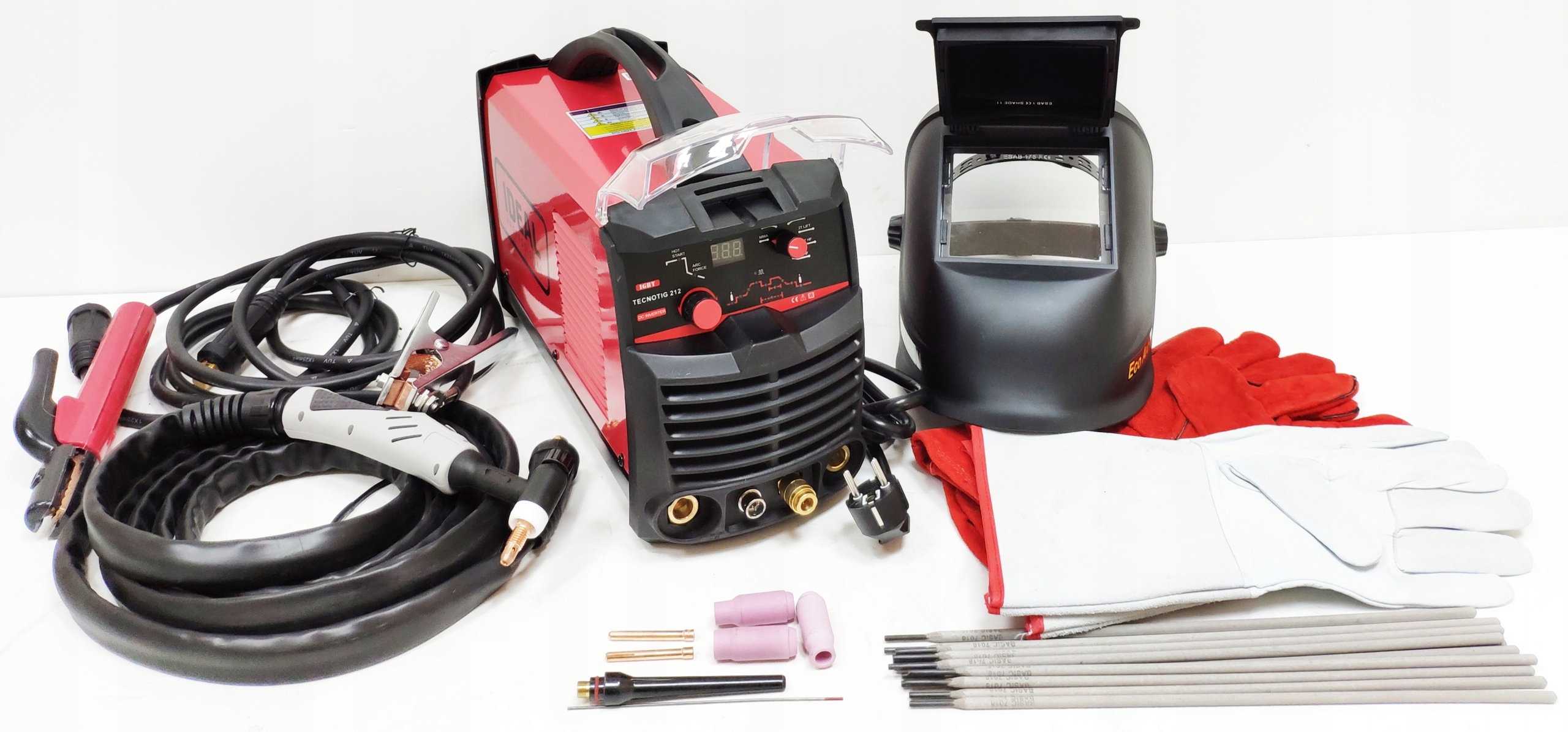 SPAWARKA IDEAL TECNOTIG 212 PULSE TIG MMA ZESTAW