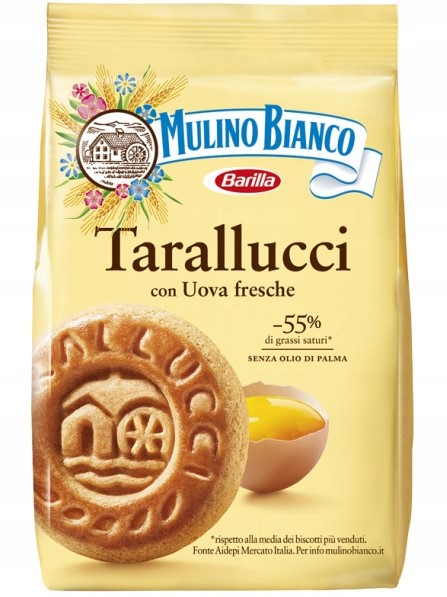 Levně 5 x Mulino Bianco Tarallucci křehké sušenky 350 g