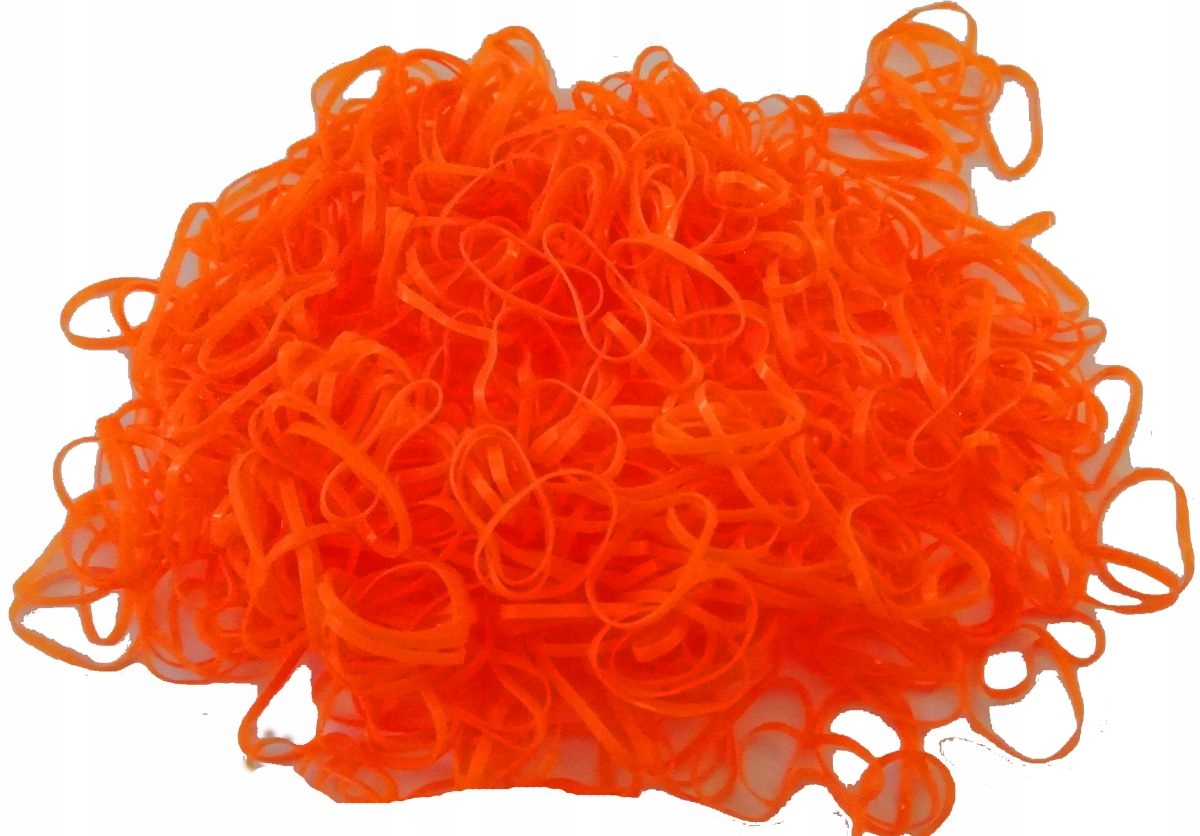 

Jednorazowe Gumki Silikonowe Orange Neon Żywy Col.