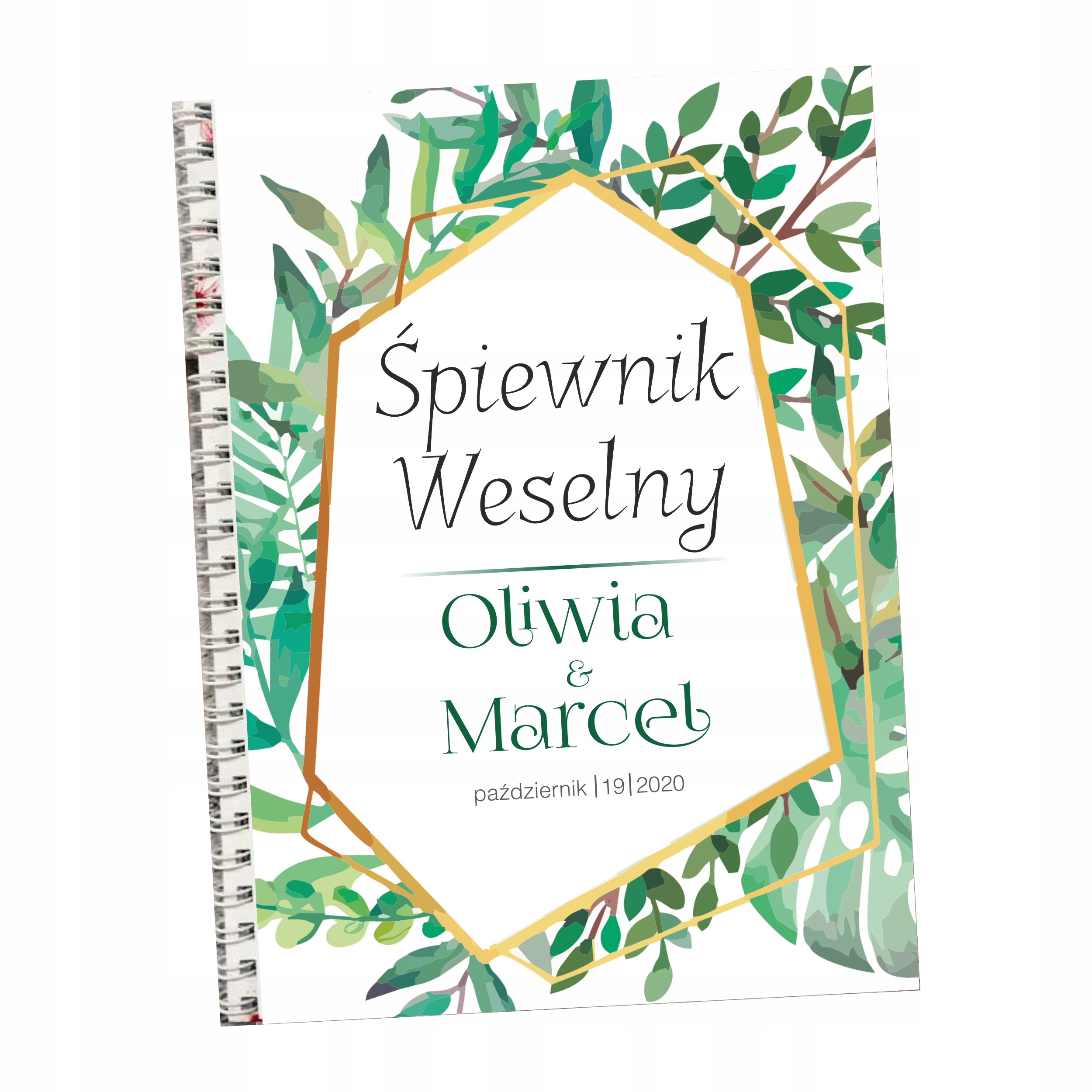 Śpiewnik WESELNY Biesiadny GLAMOUR ŚLUB na spirali