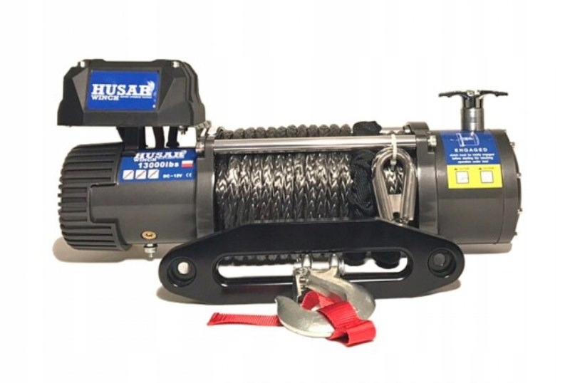 WYCIĄGARKA HUSAR WINCH BST 13000 6T SYNTETYK 12v