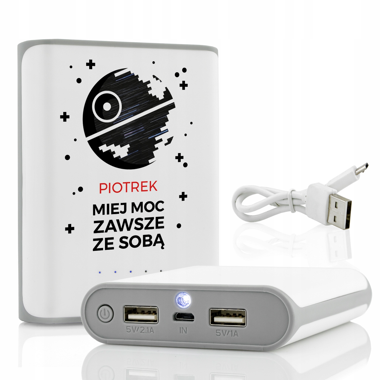 

Power bank Kolorowy nadruk na Urodziny