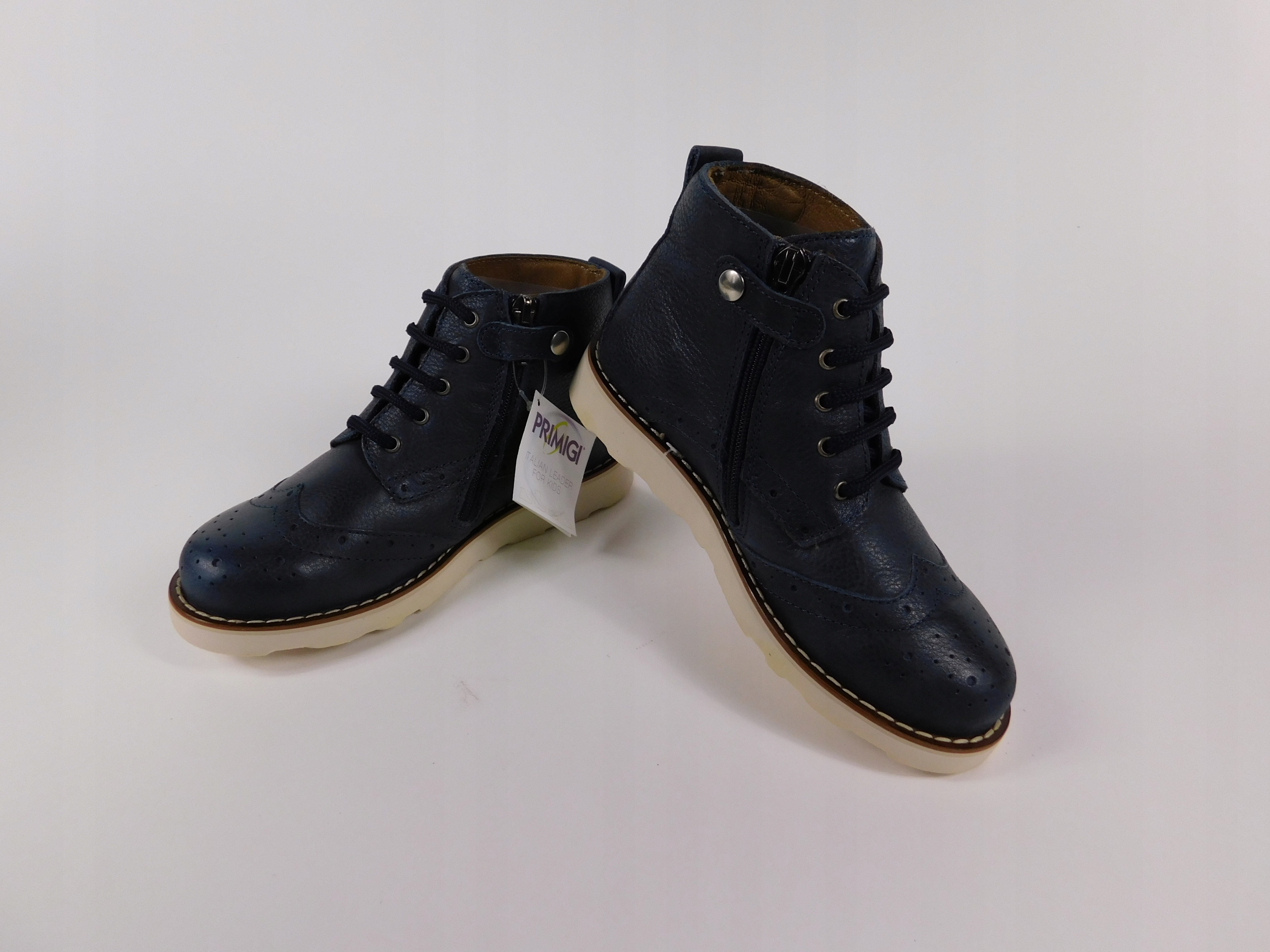 Primigi buty botki 29 skóra naturalna Odcień granatowy