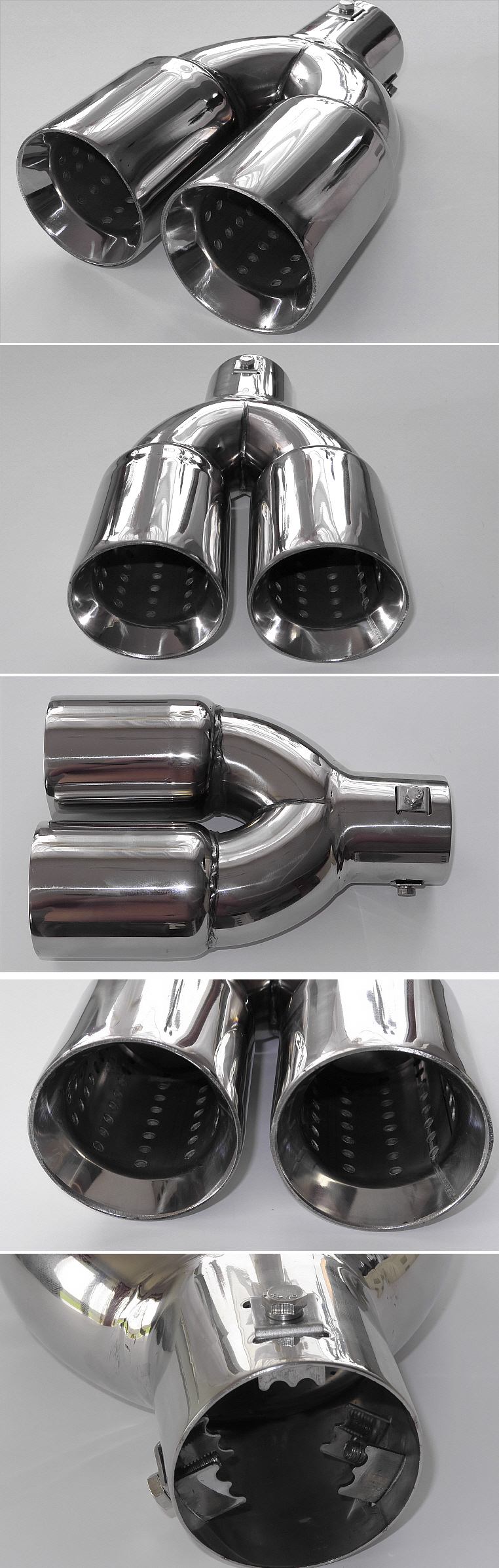 KOŃCÓWKA WYDECHU NAKŁADKA tłumik podwójna DYFUZOR Producent części Inny