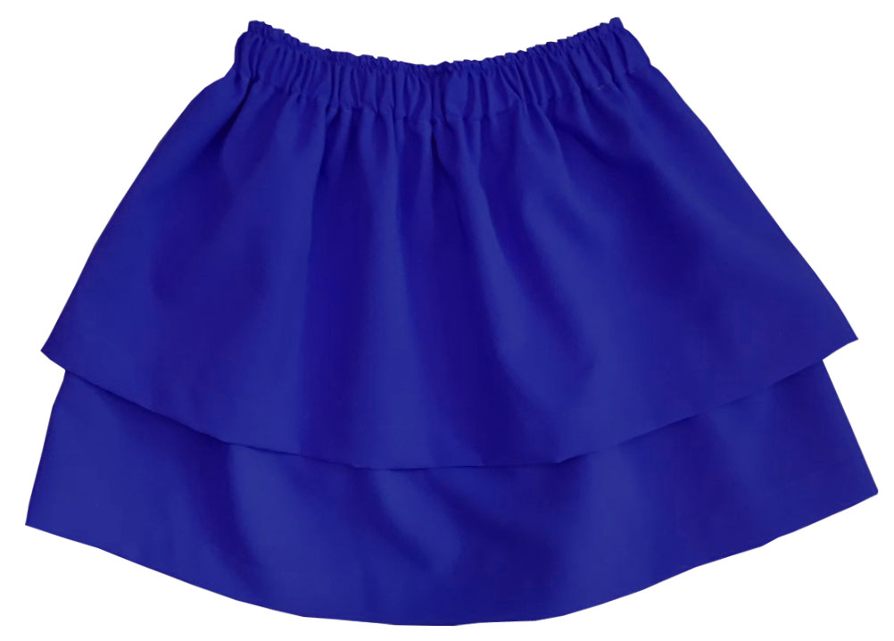 

Falbany Chabrowa spódnica mini warstwy Kolor S M L