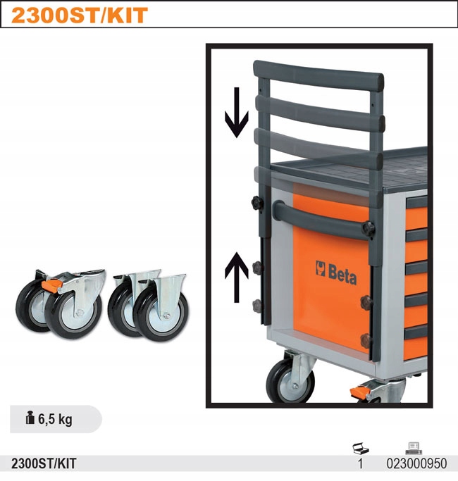 BETA ZESTAW DO PRZEMIESZCZANIA SKRZYNI C23ST Producent code 2300ST KIT