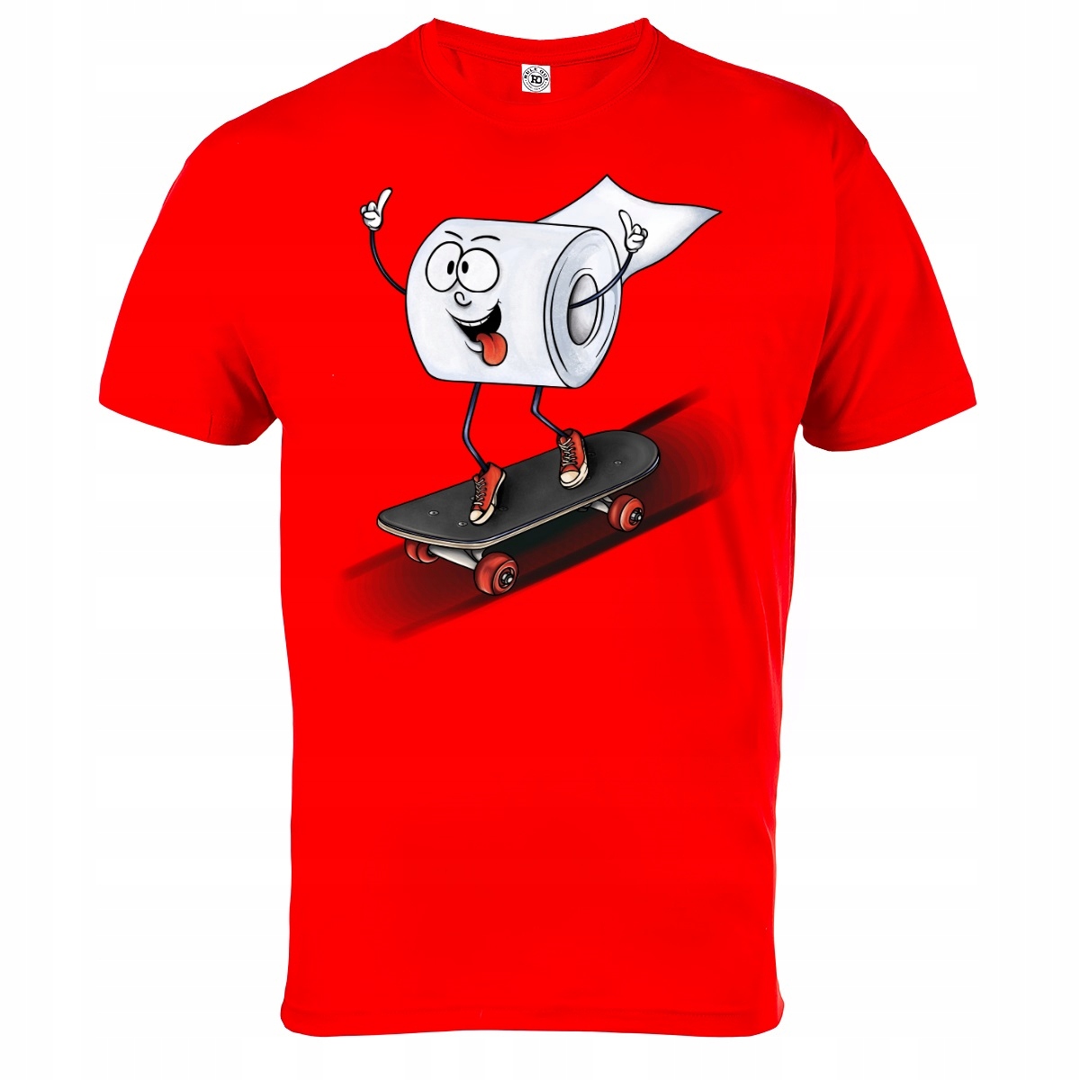 

Koszulka Męska Casual Papier Toaletowy 60 Red