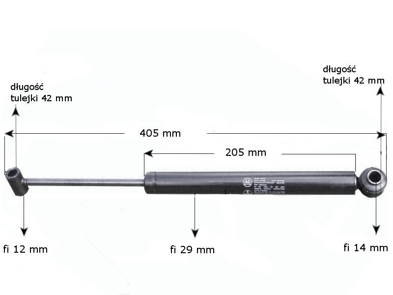 AK3510A 02.3702.65.00 - Амортизатор привода для BPW 3,5 т AK 3510A ZAF3,5-1