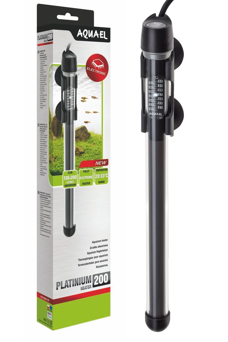 Levně Aquael Ohřívač Platinium Heater 200 W 130-200 l