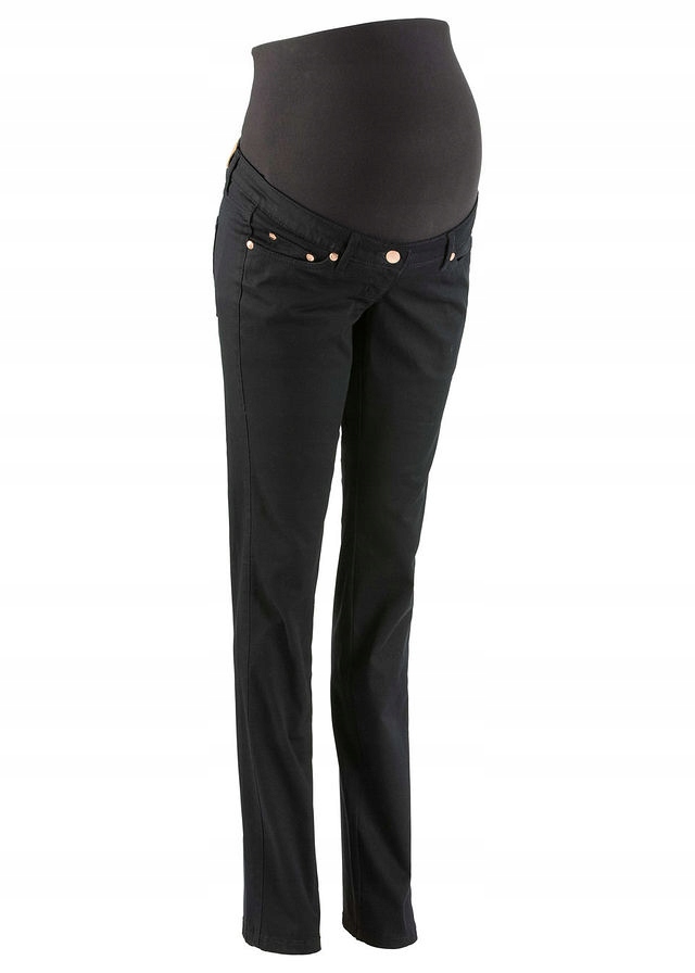 H83 SPODNIE CIĄŻOWE WYSZCZUPLAJĄCE CZARNE R.52