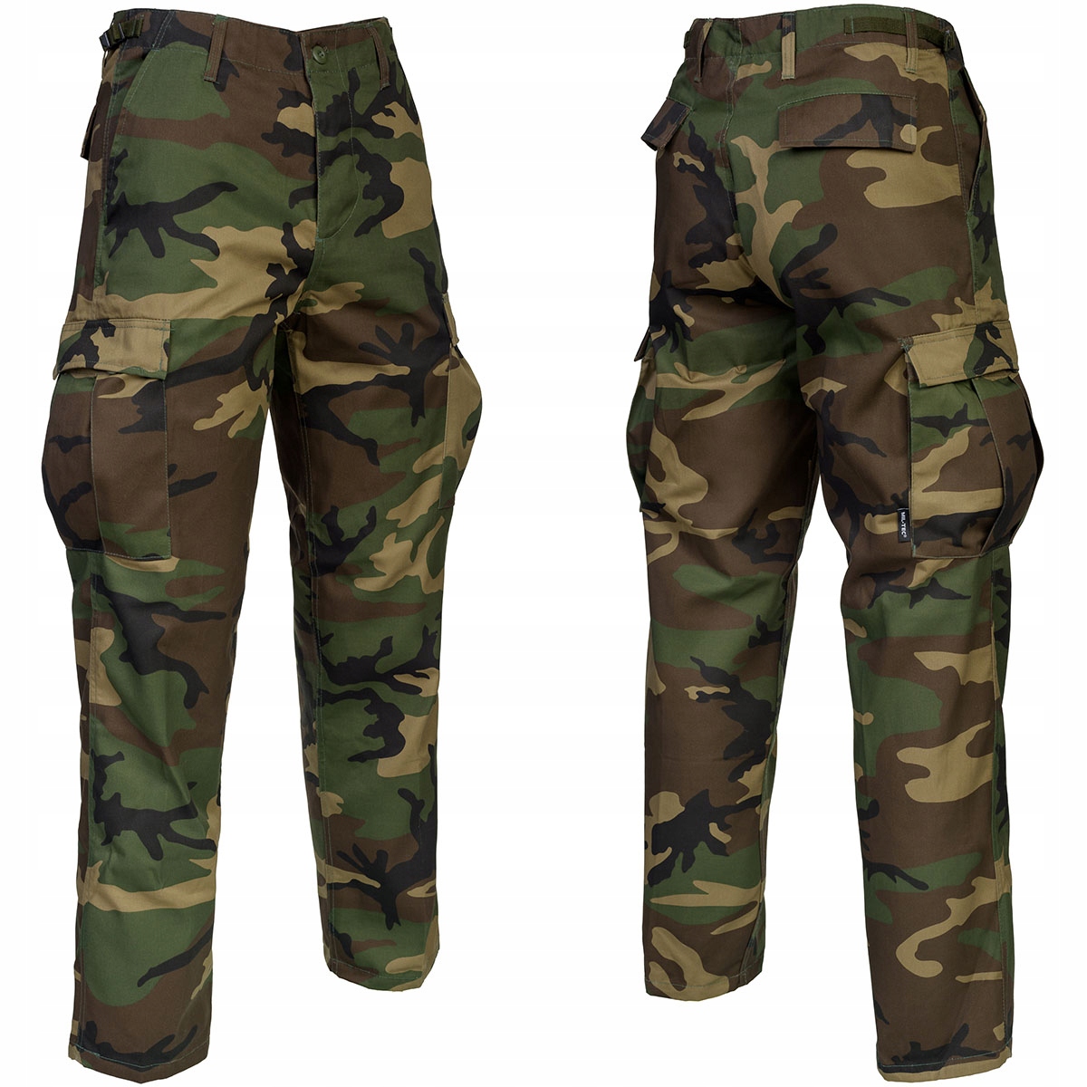 

Wojskowe Spodnie Bdu Ranger Us Moro Woodland - M