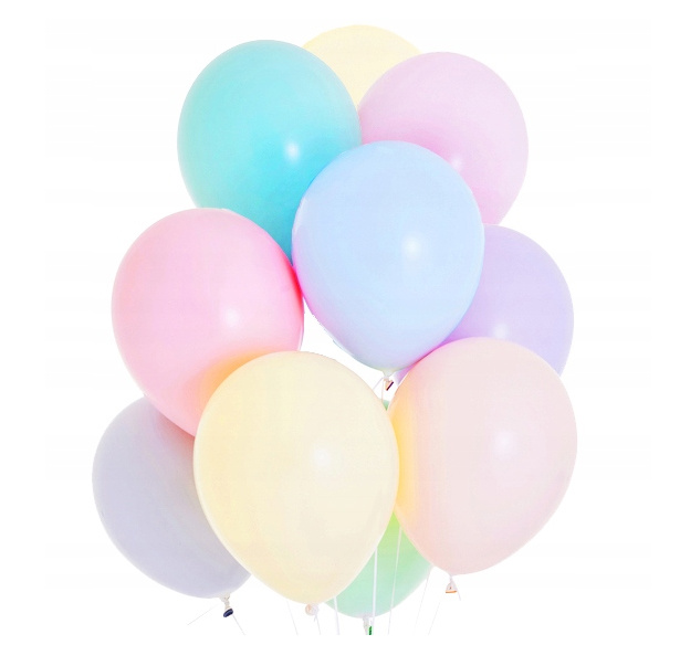 

Pastelowe Balony Kolorowe - Bukiet 27cm -- 100szt