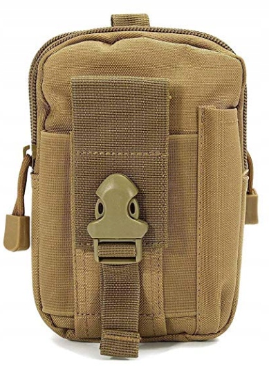 SASZETKA WOJSKOWA BIODRÓWKA NERKA KHAKI PIASKOWY