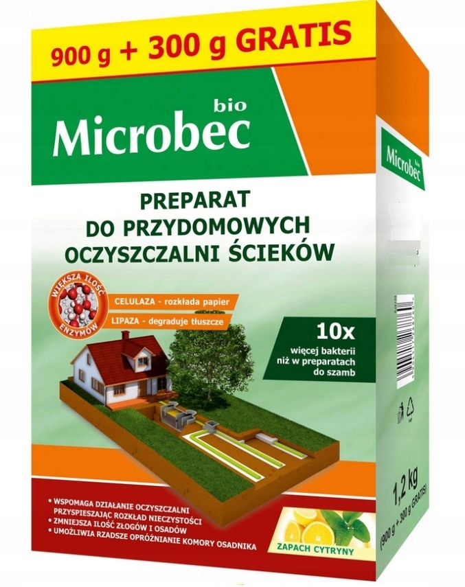 

Nowy Bio Microbec 10 x Mocniejszy Bakterie 1,2 kg