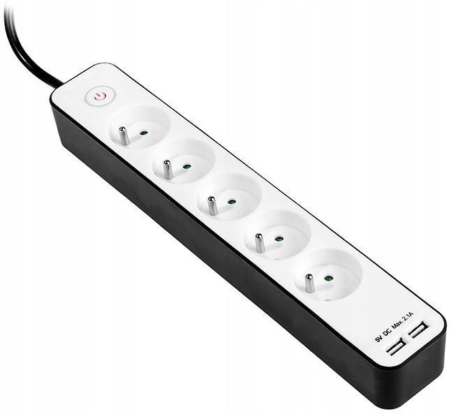 

Listwa Zasilająca Tracer Zebra 1.5m / 2x Usb 2.1A