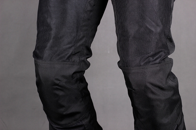 SPODNIE MOTOCYKLOWE LETNIE ADRENALINE MESHTEC Kolor czarny