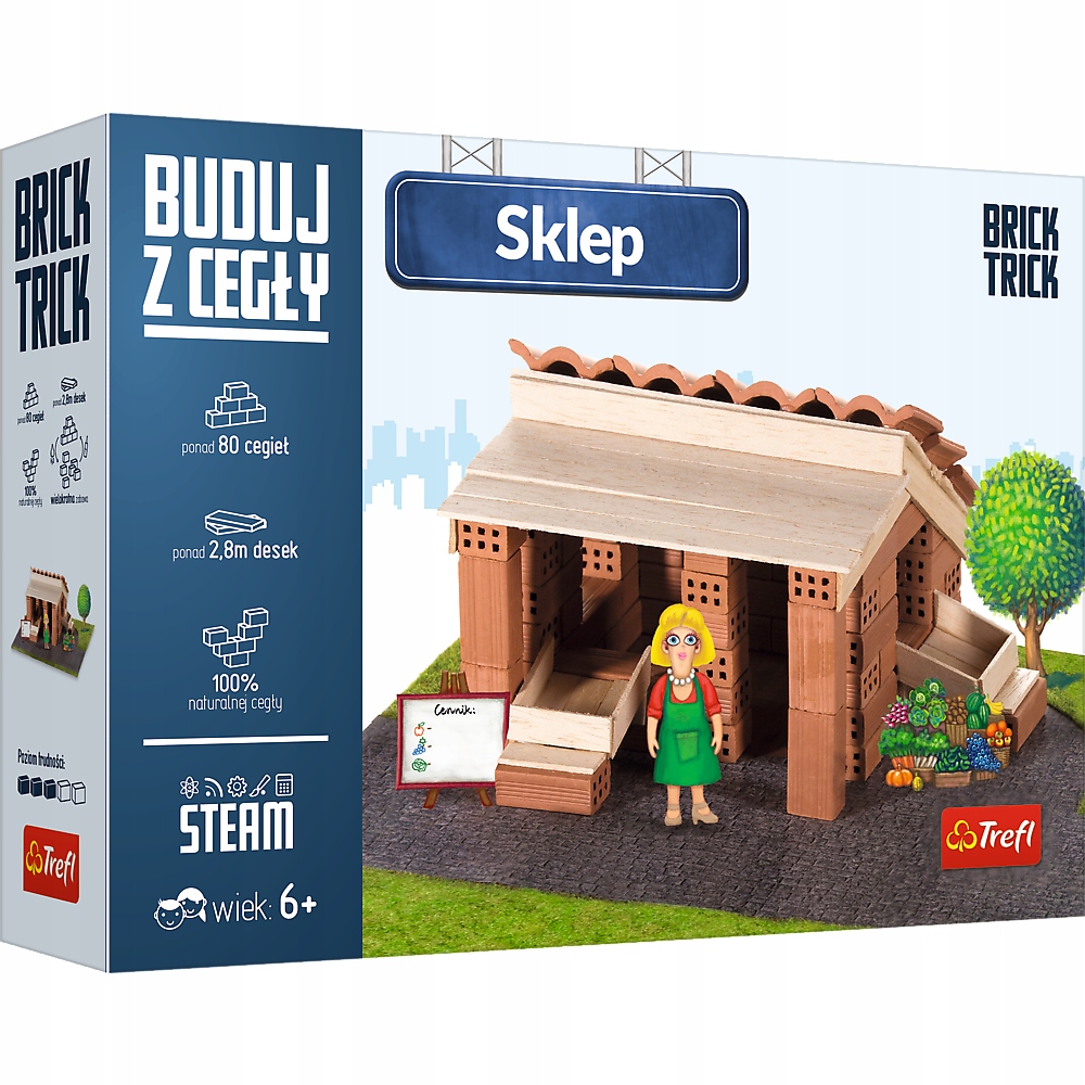 Trefl Buduj Z Cegły Sklep Brick Trick 60873-Zdjęcie-0