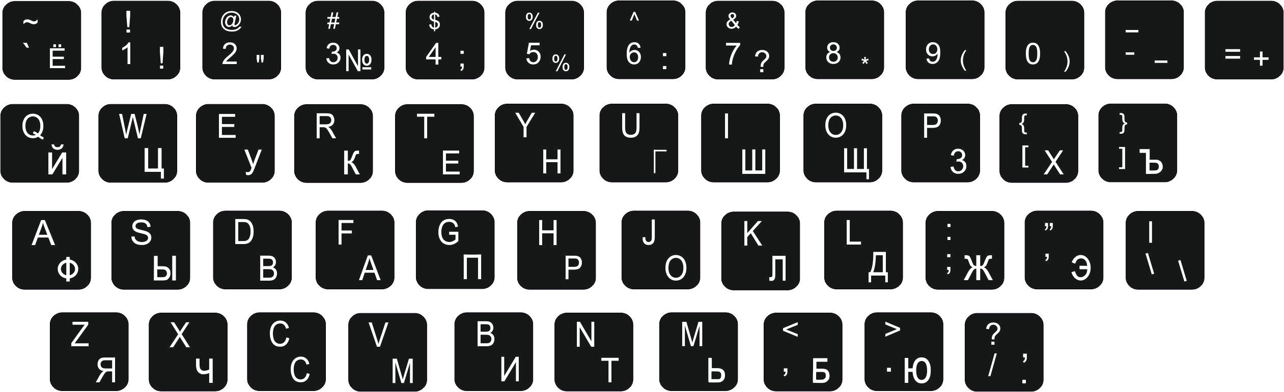 Символы русской раскладки. Клавиатура QWERTY И AZERTY. Наклейки на клавиатуру. Наклейки на клавиатуру ноутбука. Наклейки на кнопки клавиатуры ноутбука.