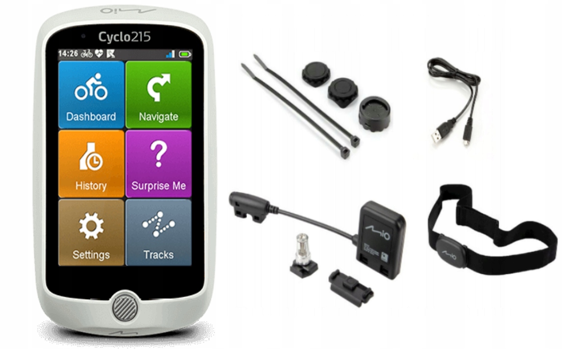 

Mio Cyclo 215HC Nawigacja Gps Rowerowa Europa