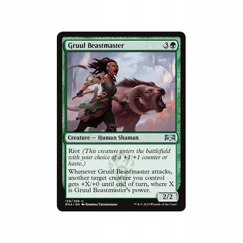 Mtg 4x Gruul Beastmaster (Uncommon)