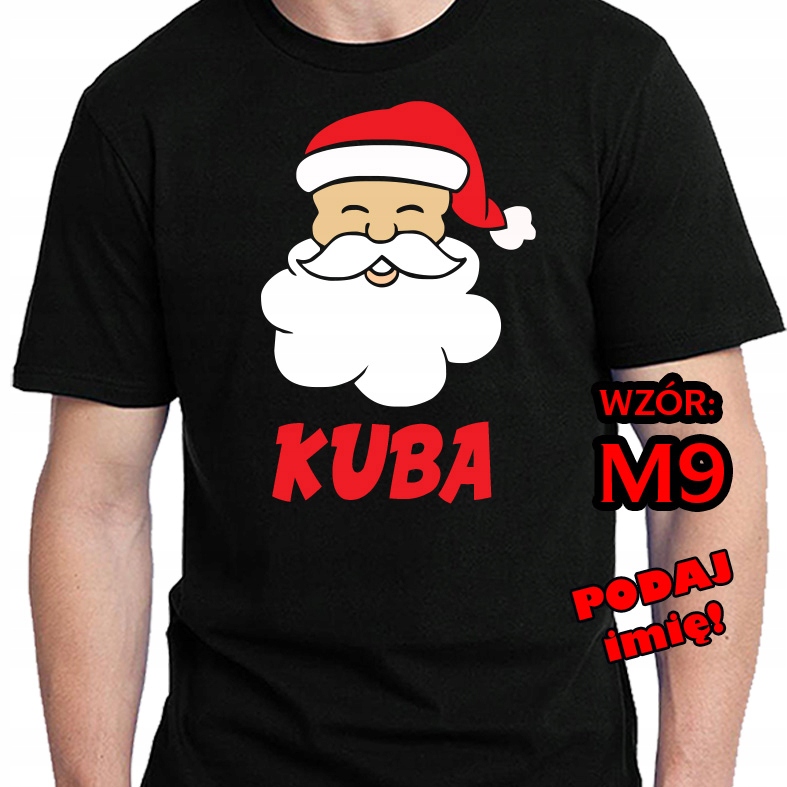 Koszulka Świąteczna Mikołaj prezent Renifer 134 Płeć chłopcy