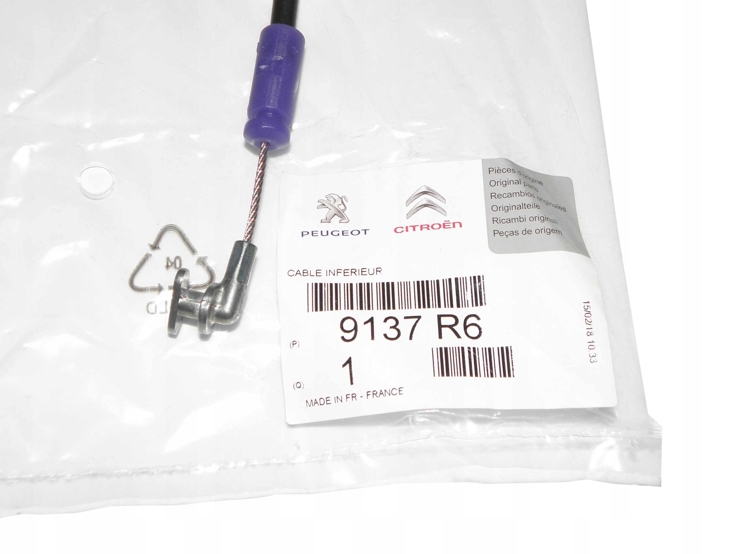 LINKA ZAMKA DRZWI TYŁ Dolna CITROEN JUMPY PEUGEOT EXPERT FIAT SCUDO 9137R6 Producent części Citroen OE