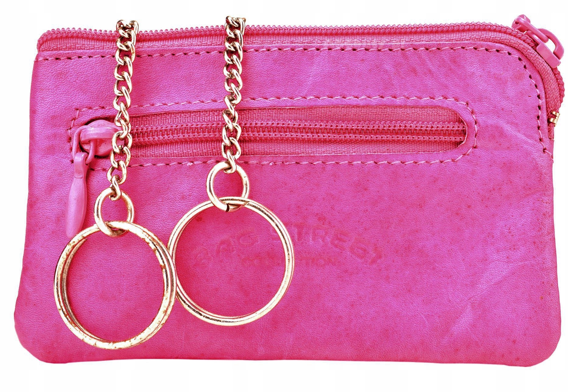 

G3-205 Różowa Kluczówka Na Monety Bag Street Skóra