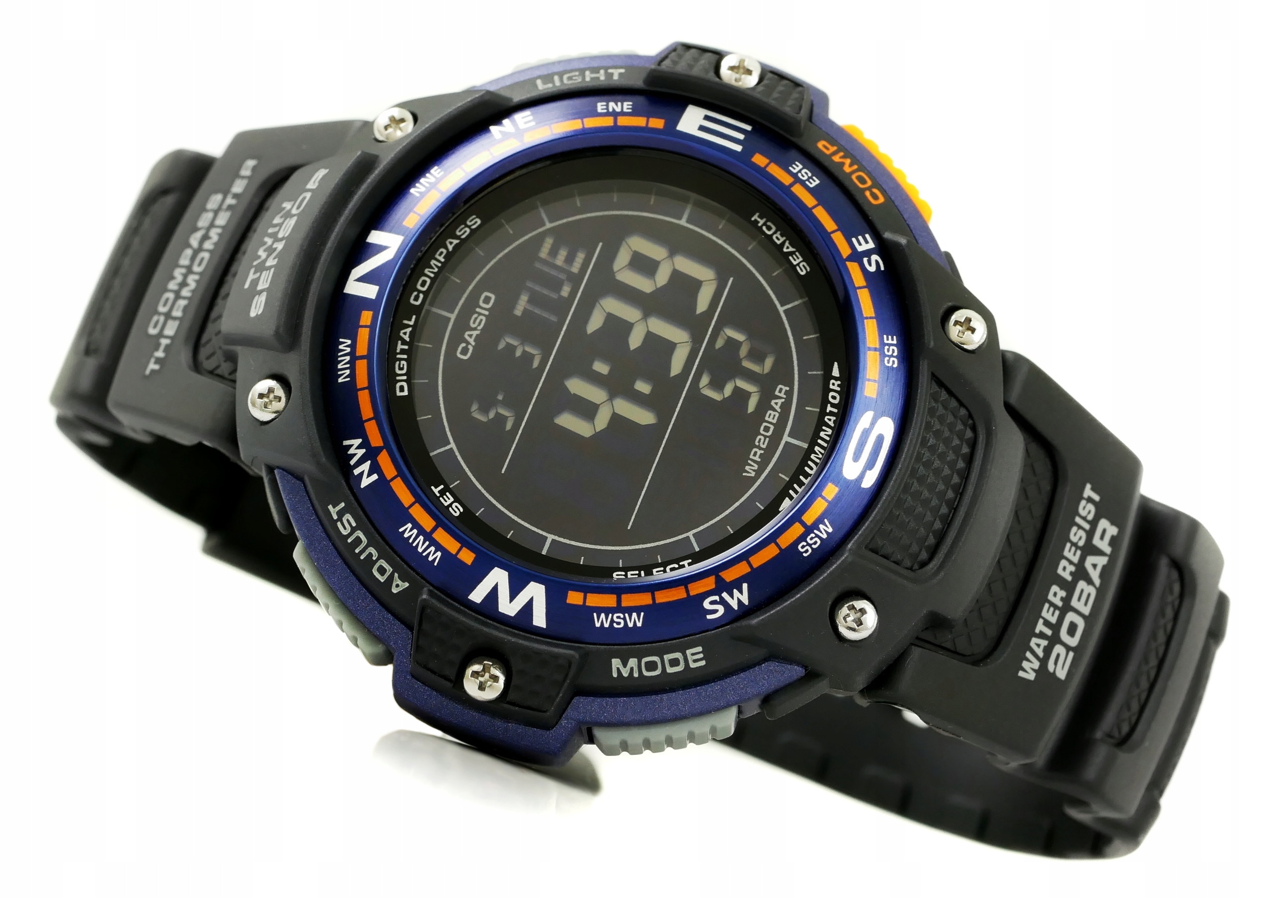 

Zegarek Casio męski SGW-100 -2B kompas termometr