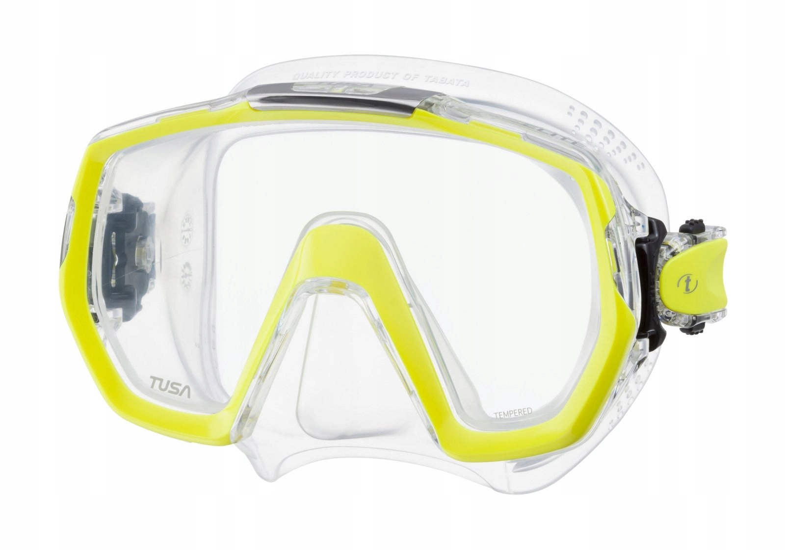 Maska Tusa Freedom Elite Żółta (Transparent)