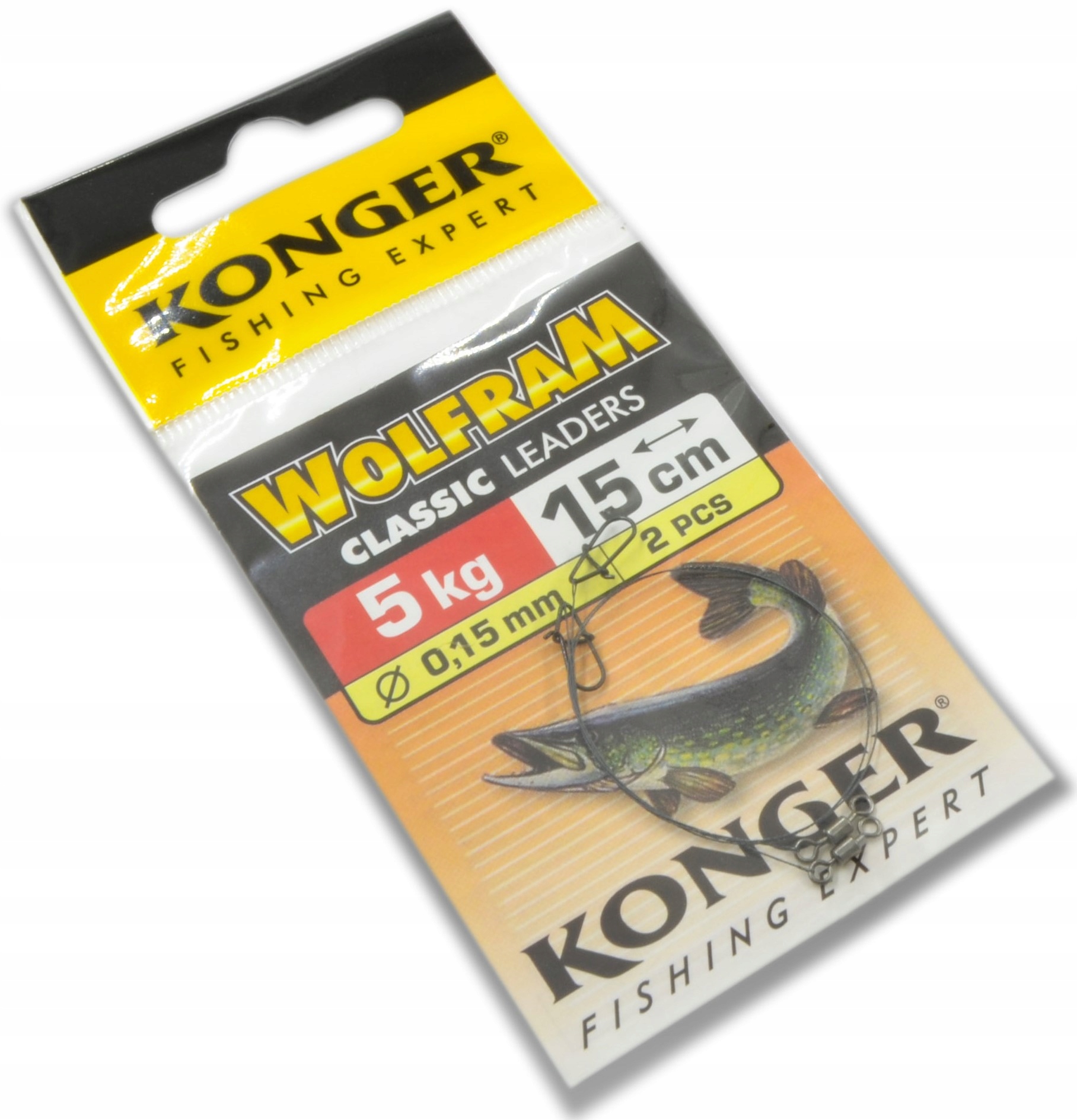 

Przypon Przypony Wolfram Konger [15cm/5kg] 2SZT