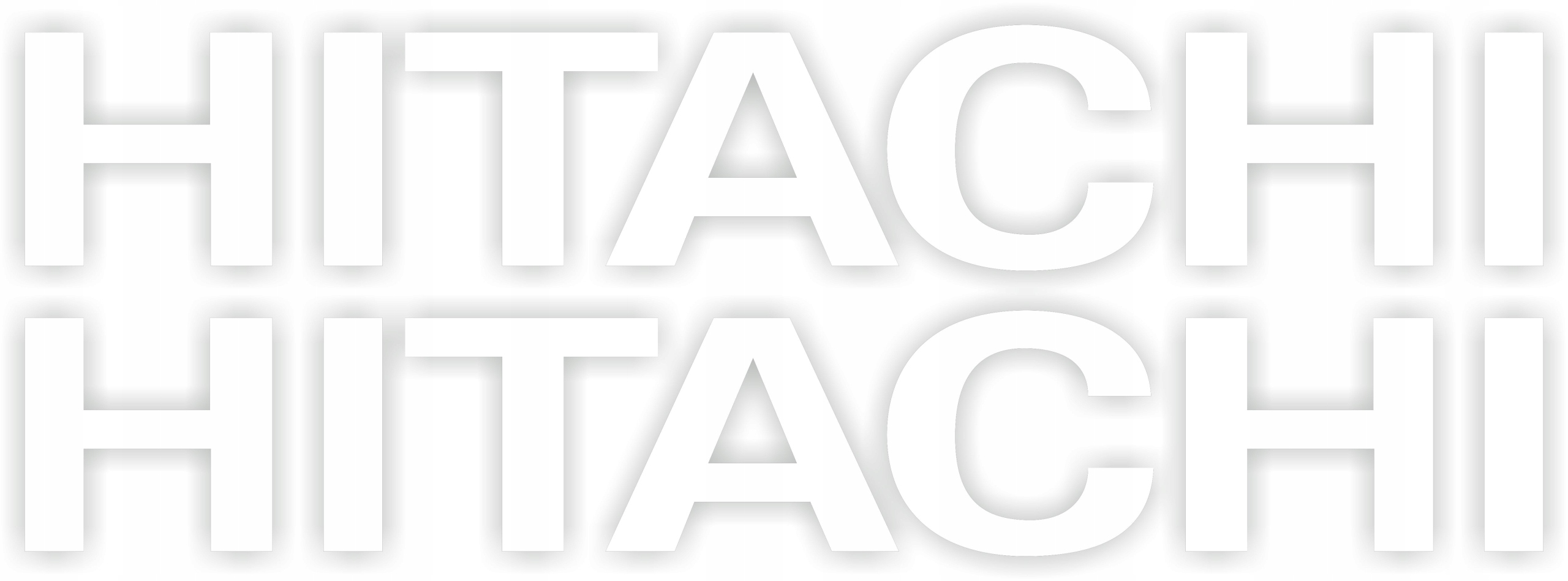 NAKLEJKI NAKLEJKA HITACHI 2 SZTUKI 45 CM