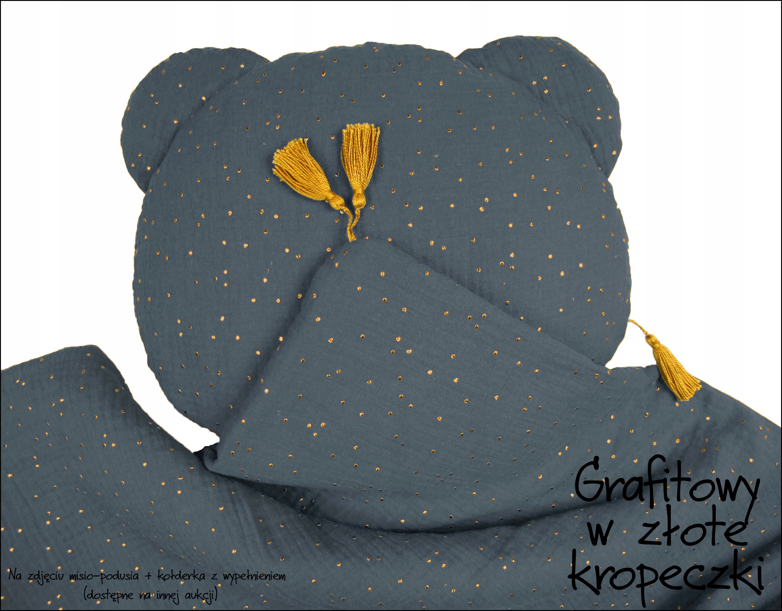 Poduszka MUŚLINOWA __ Frędzelki __ 40x60 PIKOWANA Rodzaj do spania