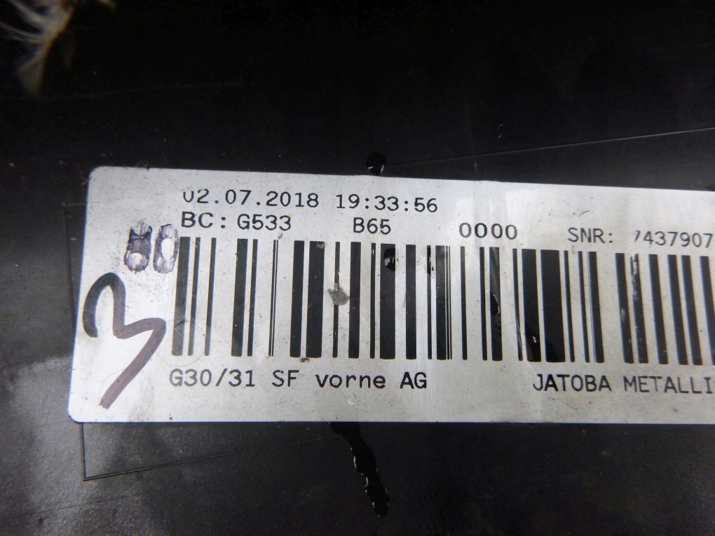 BMW 5 G30 G31 Frontstoßstange